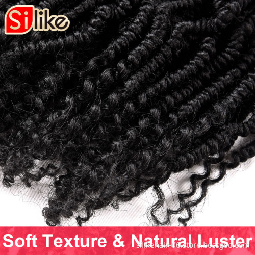passion twist hair synthetic kinky curly hair 18 " Crochet Wavy Braiding Ombre Synthetic Hair   Extensions Braids Kinky Curly